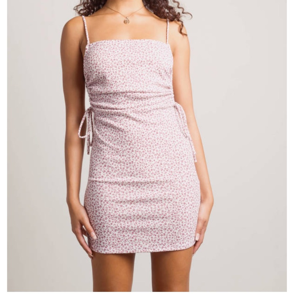 Granger floral side cut dress NWOT